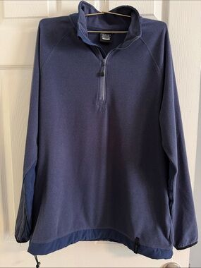 Motion Men's Trailcool QuarterZip Lightweight Fleece - Navy - Size M